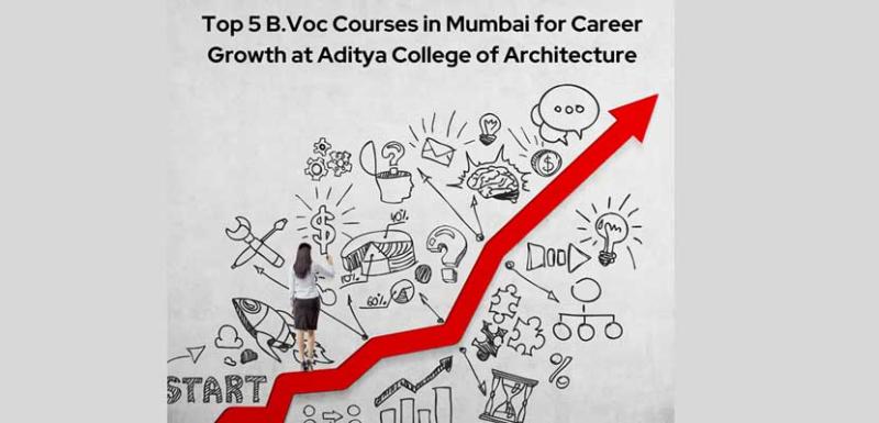 Top 5 B.Voc Courses in Mumbai for Career Growth at Aditya College of Architecture